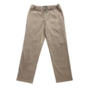 Roark Revival HWY  Mens Brown Elastic Waist Cotton Stretch Pants Size L SKU72‎
